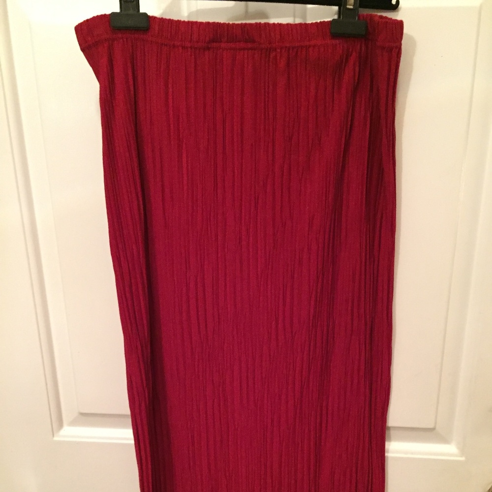 NWT The Limited red long skirt.